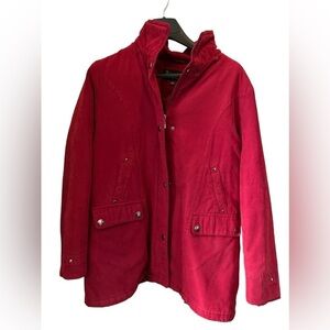 WOMENS FORECASTER BOSTON‎ RED COAT sz large